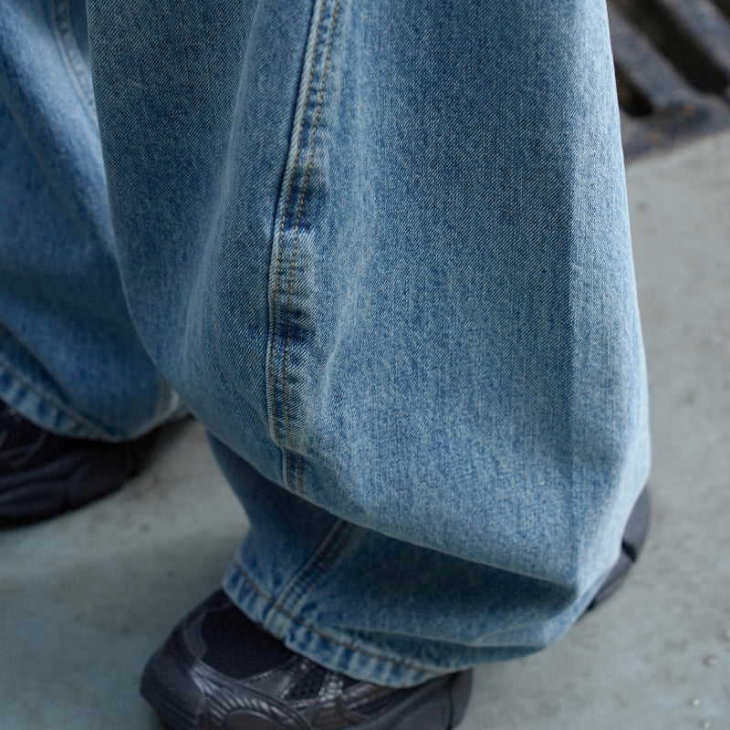 Loose High Waist Wide Leg Arc Jeans