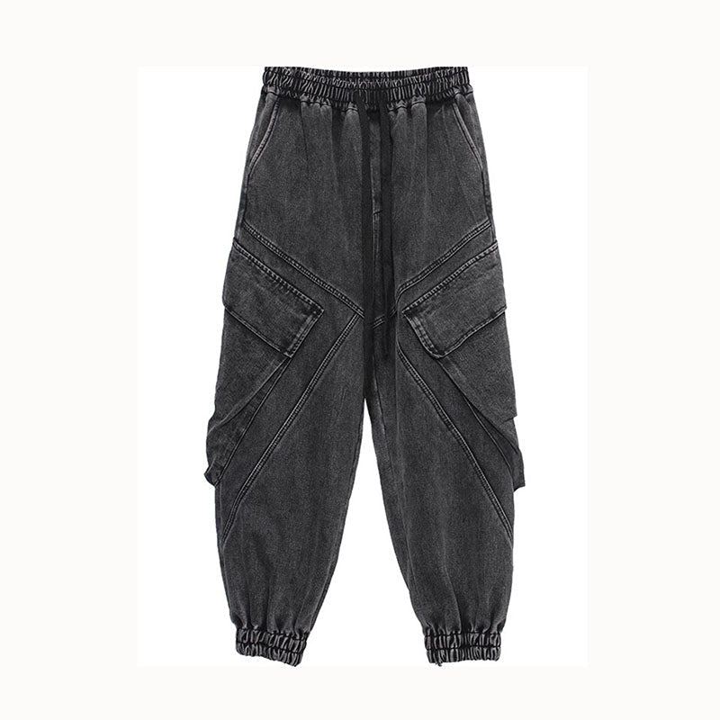 Loose Fit Harem Jeans