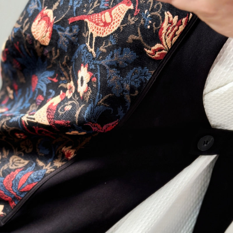【Nightingale】Round Neck Pullover Patch Loose Vest
