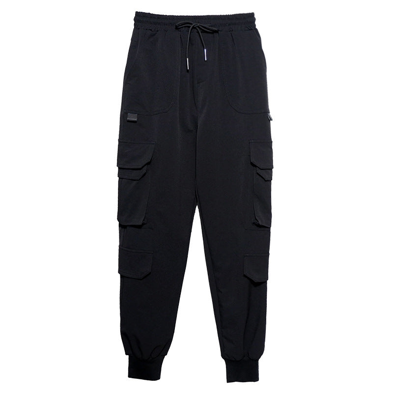 Three-dimensional Pocket Casual Loose Trousers