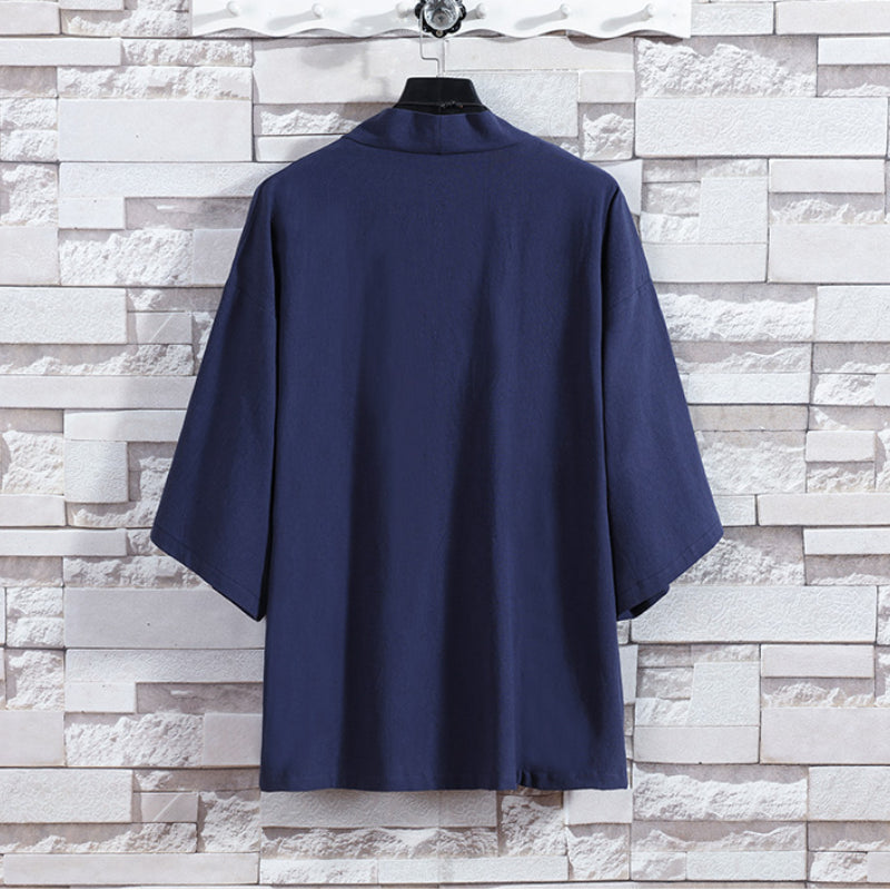 Thin Cotton And Linen Loose Cardigan