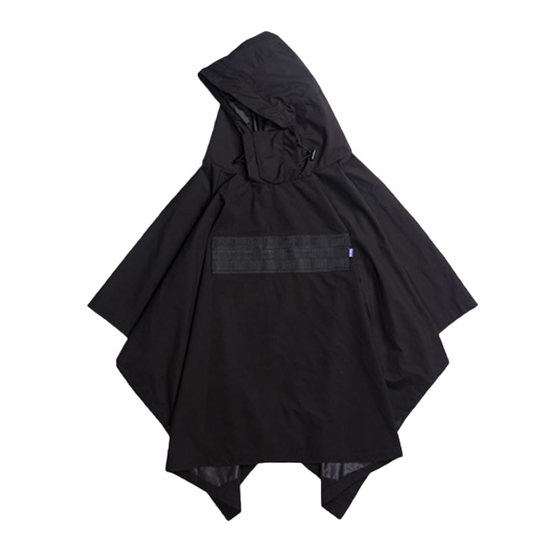 Waterproof Punk Hooded Dark Cape Techwear Jacket