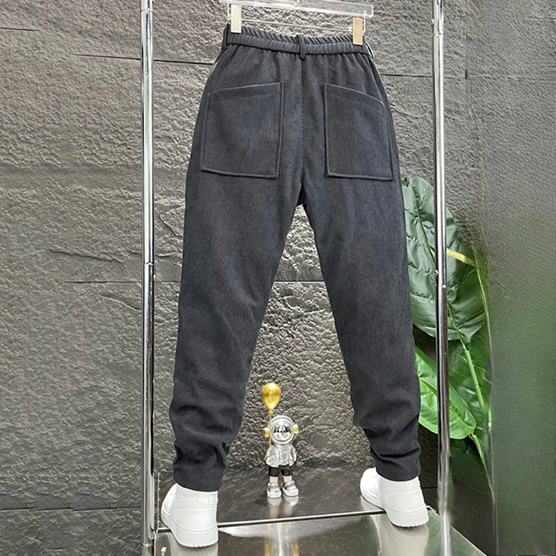 Corduroy Slim-fitting Loose Warm Casual Pants
