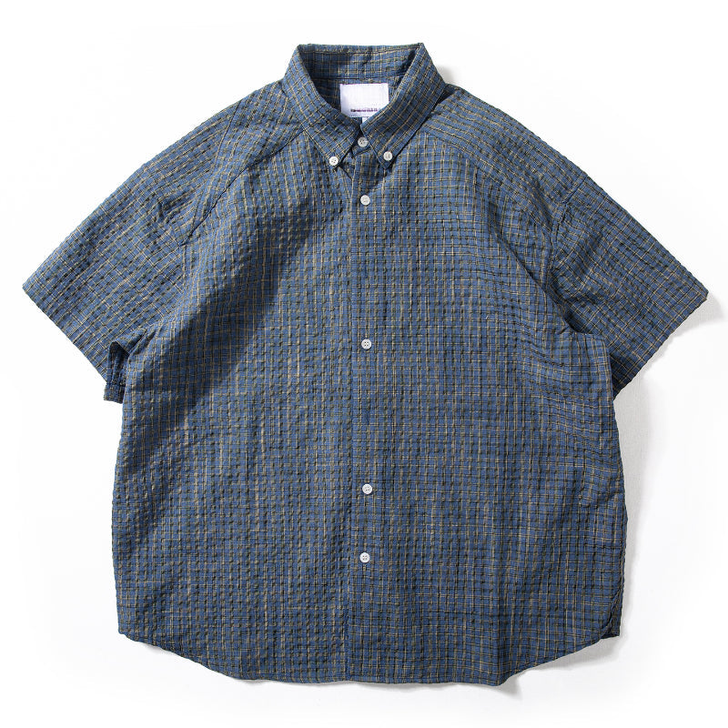 Contrast Color Loose Casual Short Sleeve T-shirt