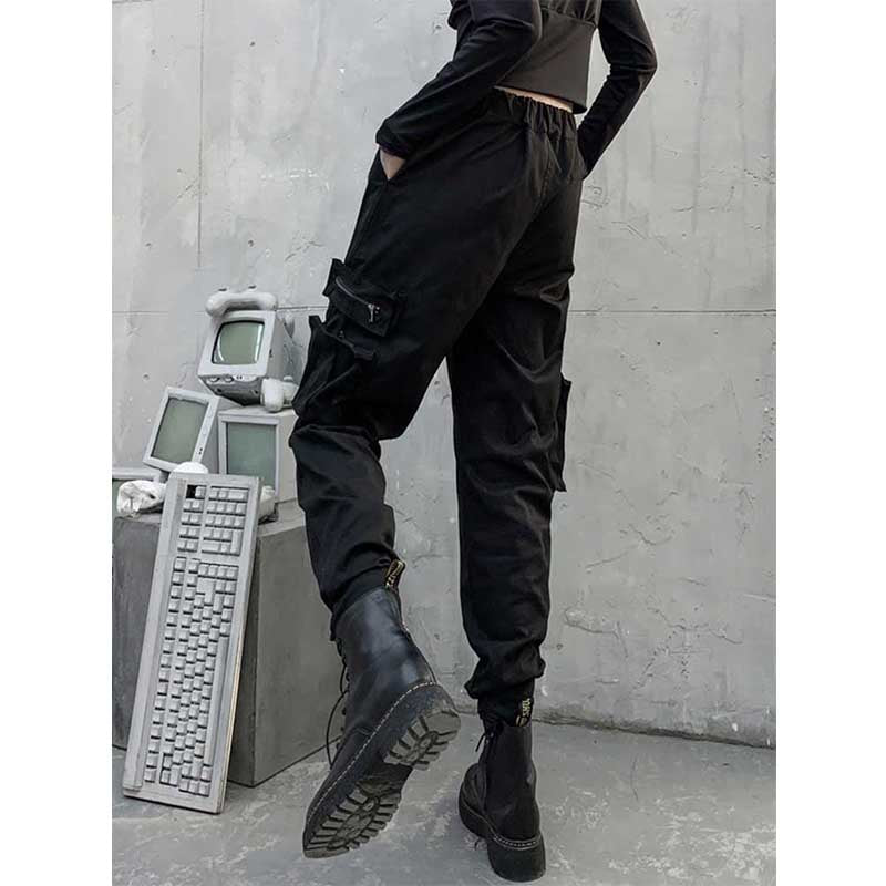 High Waisted Loose Overalls