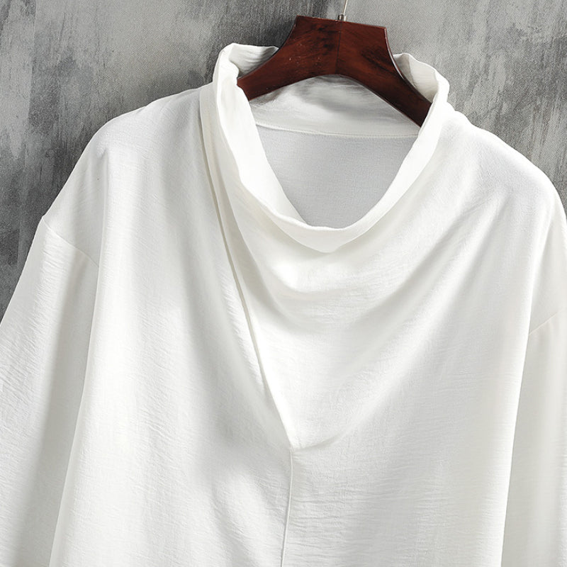 Ice Silk Short Sleeve Zen Retro T-shirt