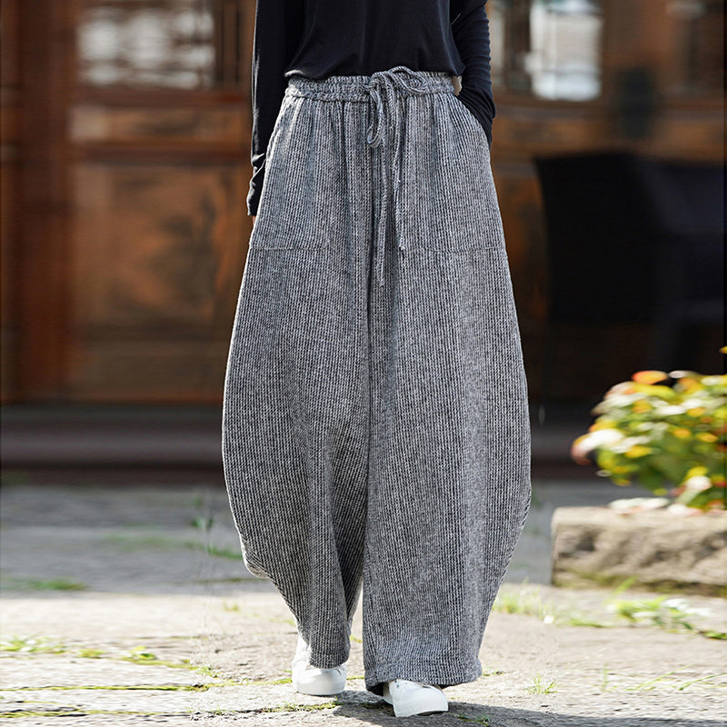 Retro Warm Thick Casual Bloomers