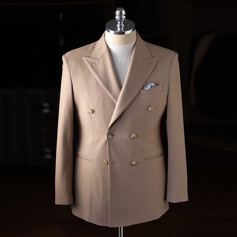 Italian Double-breasted Casual Business Suit