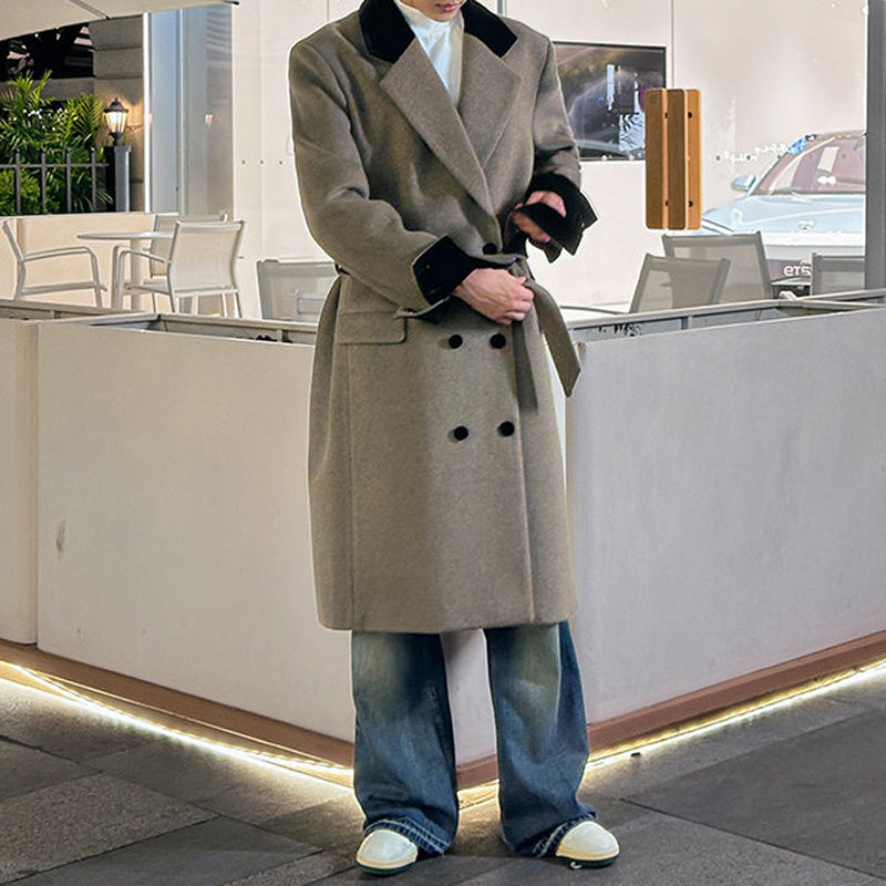Mid-length Loose Woolen Coat