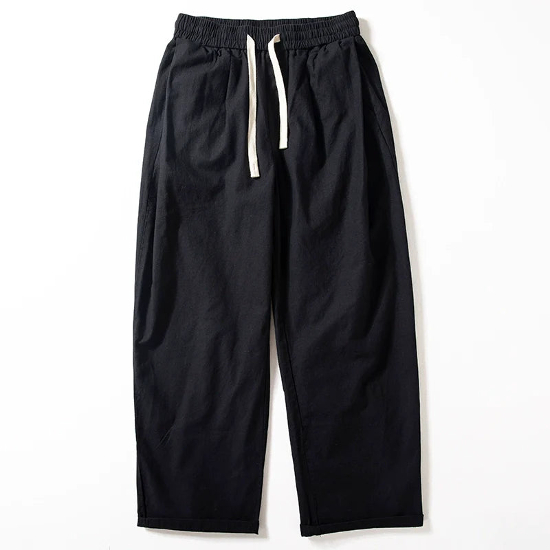 Straight Loose Casual Wide-leg Draped Trousers