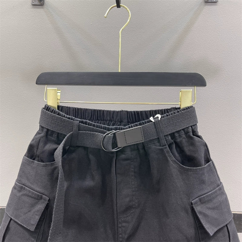 Casual Denim Loose High Waist Wide Leg Pants