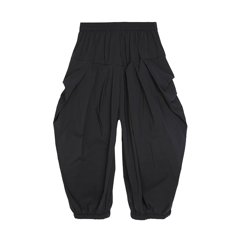 Black Loose Relaxed Bloomers