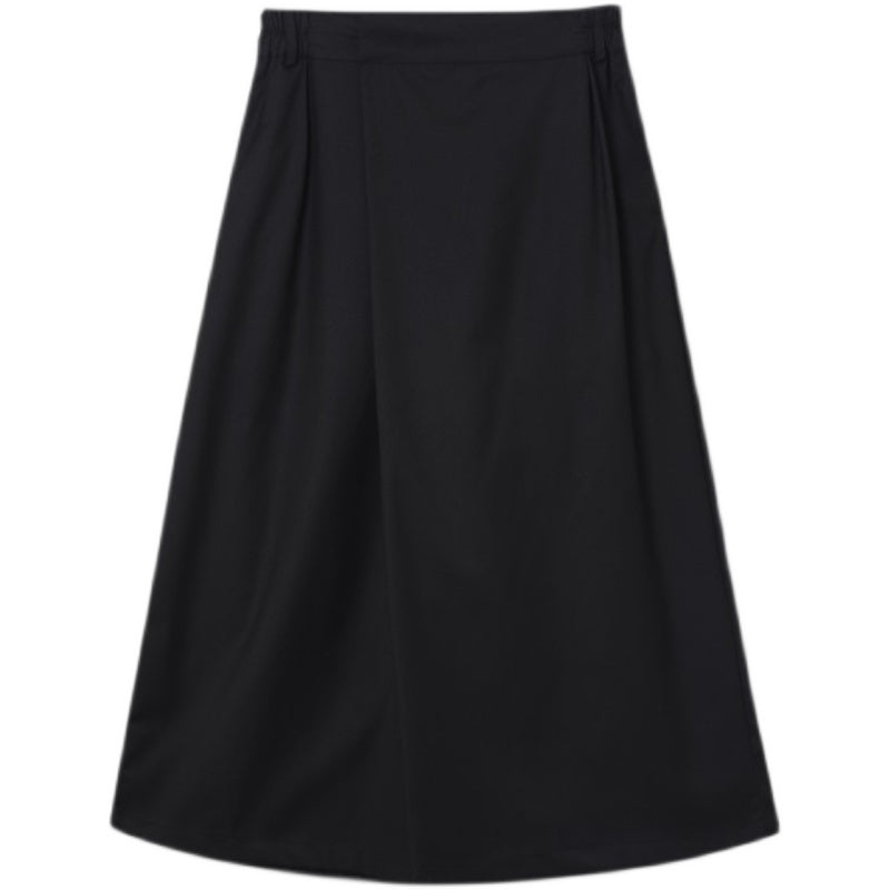 Asymmetric Wide-leg Culottes Hakama Pants
