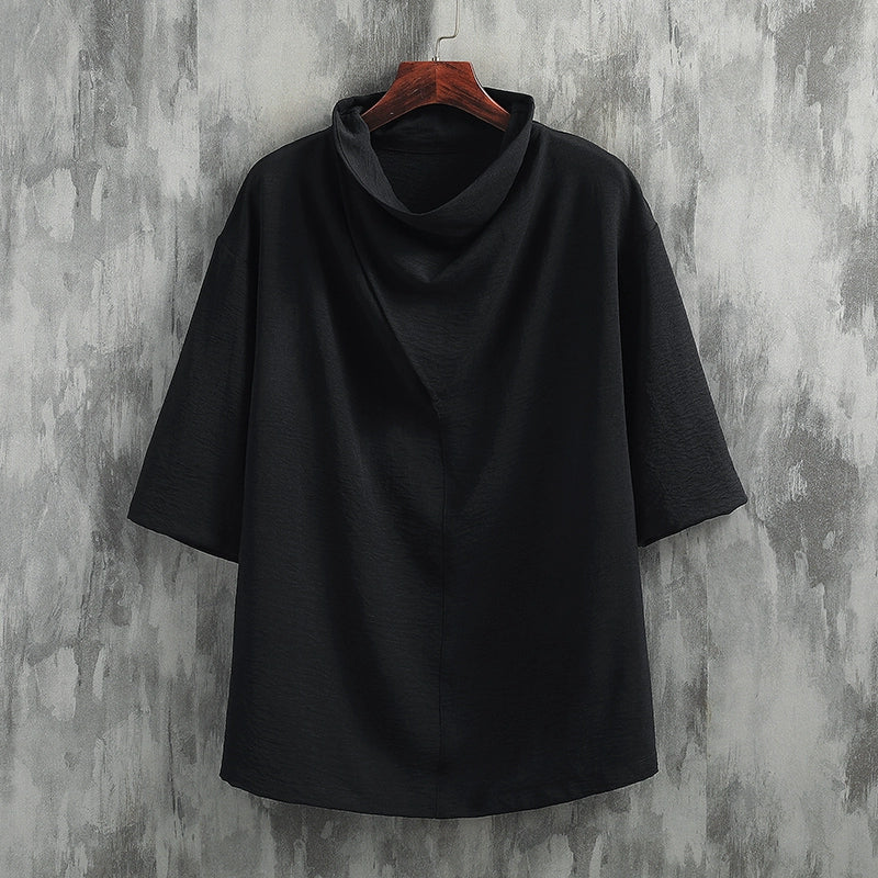 Ice Silk Short Sleeve Zen Retro T-shirt