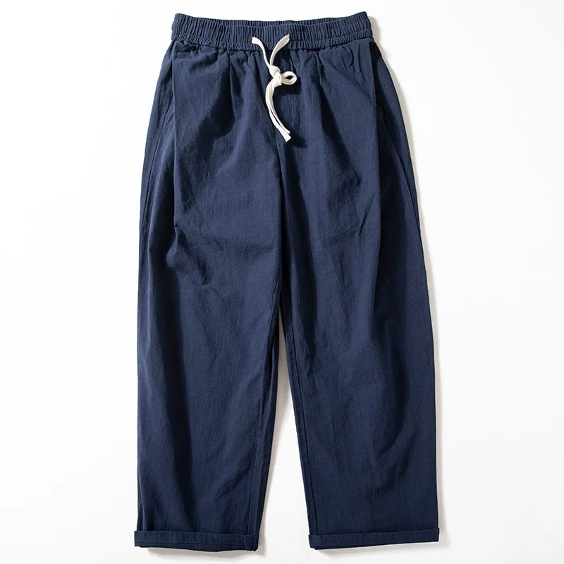 Straight Loose Casual Wide-leg Draped Trousers