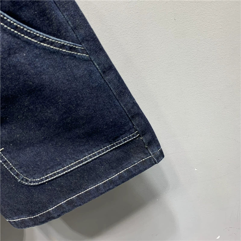 Denim Overalls Jumpsuit