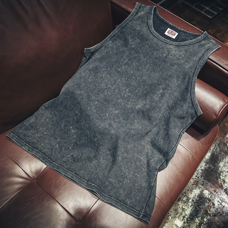 Retro Summer Cotton Sleeveless Tank Top