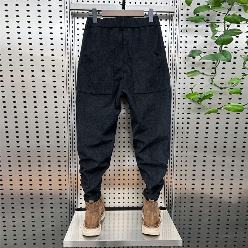 Corduroy Casual Slim-fit Harem Pants