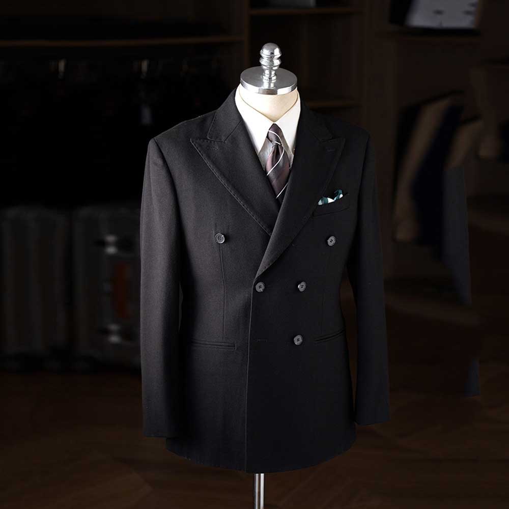 Italian Double-breasted Casual Business Suit