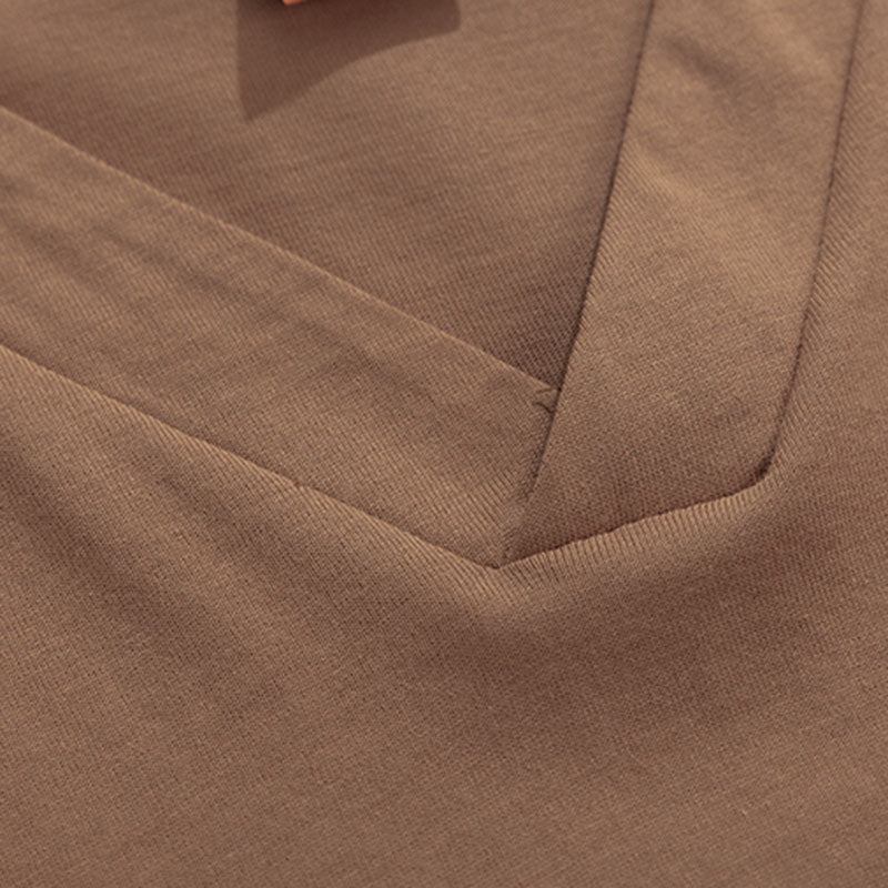 Loose V-Neck Short Sleeve T-Shirt