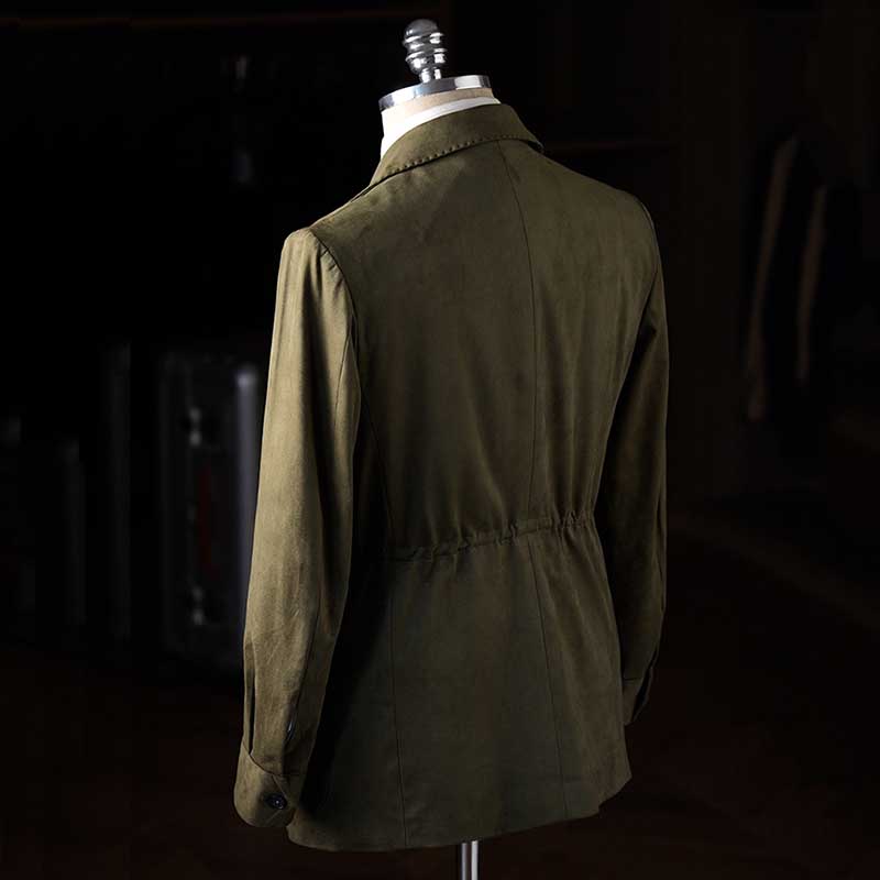 Italian Vintage Faux Suede Casual Slim Jacket
