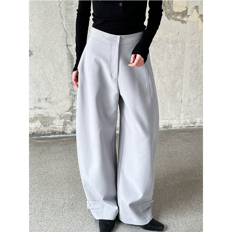 Loose Sickle High Waist Casual Trousers