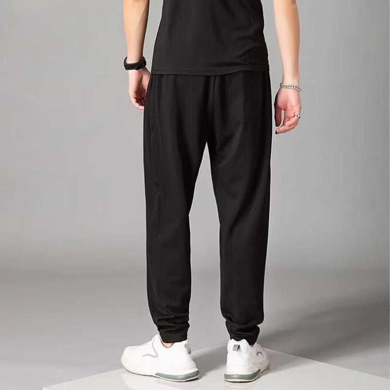 Drape Loose-fitting Harem Pants