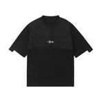 Round Neck Fake Two Piece Casual T-shirt