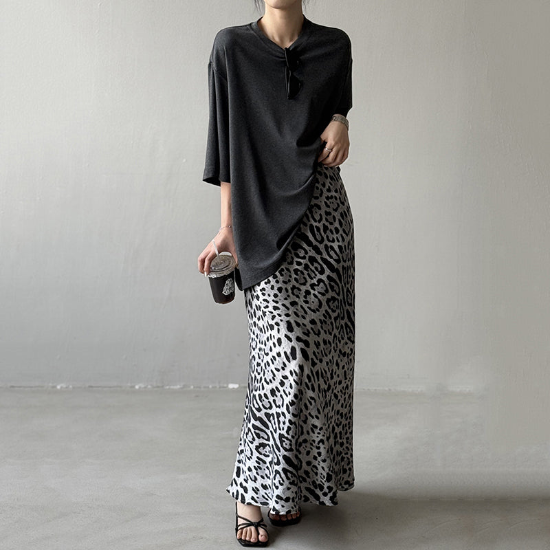 American Round Neck Loose Casual T-shirt