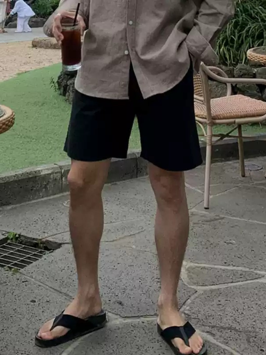 Linen Casual Beach Shorts