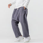 Retro Low Crotch Casual Loose Straight Wide Leg Pants