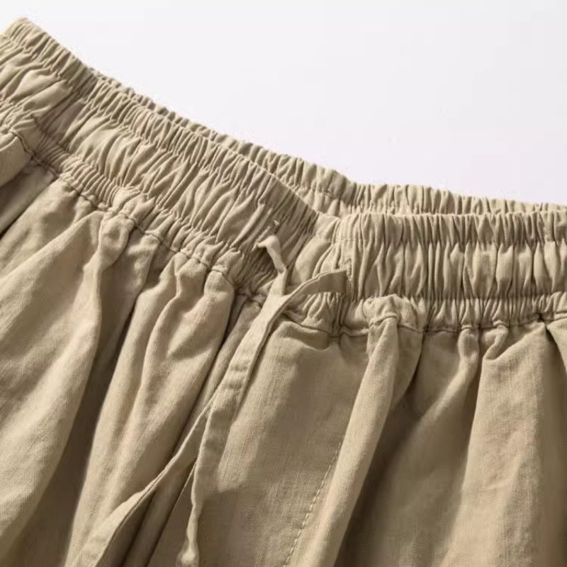 Japanese Loose Wide-leg Cropped Carrot Pants