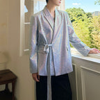 Sequined Lace-Up Stage Blazer