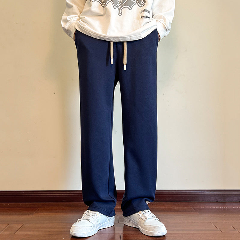 Striped Straight Loose Wide-leg Casual Pants