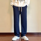 Striped Straight Loose Wide-leg Casual Pants