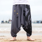 Loose Low Crotch Harem Pants