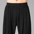 Drape Loose-fitting Harem Pants