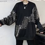Sequin Stitching Pullover Sweater