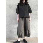 Wide-leg Loose Bloomers