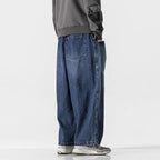 Loose Wide Big Pocket Straight Jeans