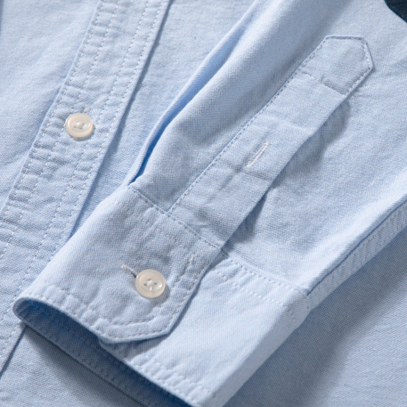 Paneled Slim Fit Casual Shirt