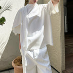 Summer Ribbon Neckline Short Sleeve T-shirt