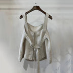 Retro Loose Casual Lace-Up Vest