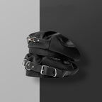 Metal Buckle Black Beret