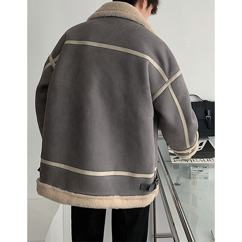 Winter Stitching Thickened Loose Coat