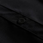Two Pocket Loose Black Shirt