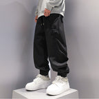 Retro Loose-fitting Cargo Trousers