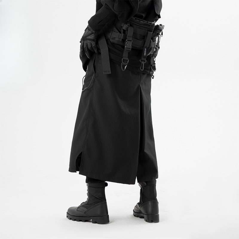 Fake Two-piece Loose Casual Culottes Pants