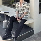 Tie Dye Short Sleeve Suit Jacket