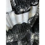 Printed Floral Hem Harem Cropped Pants